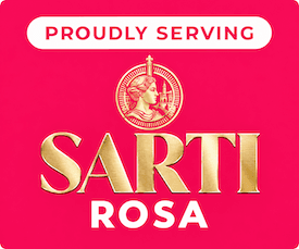 Proudly serving Sarti Rosa