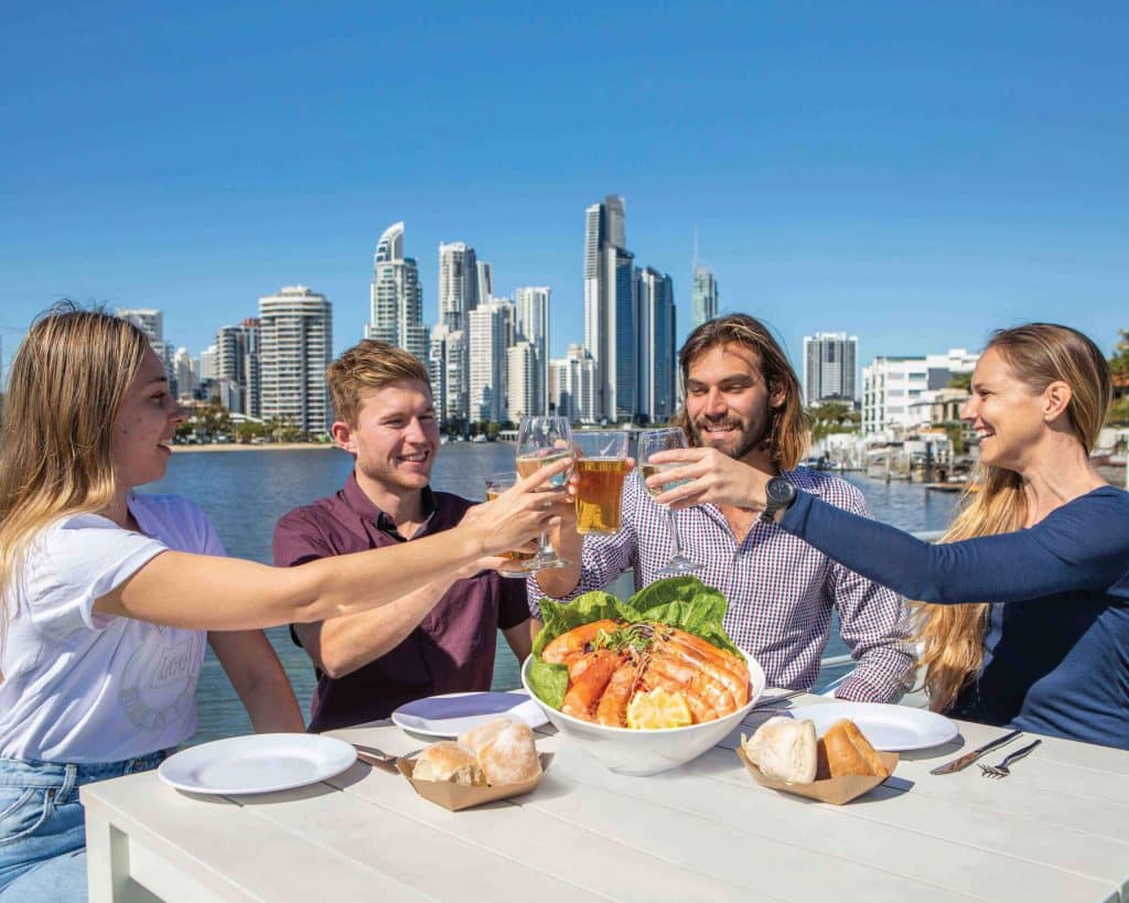 yacht dinner gold coast